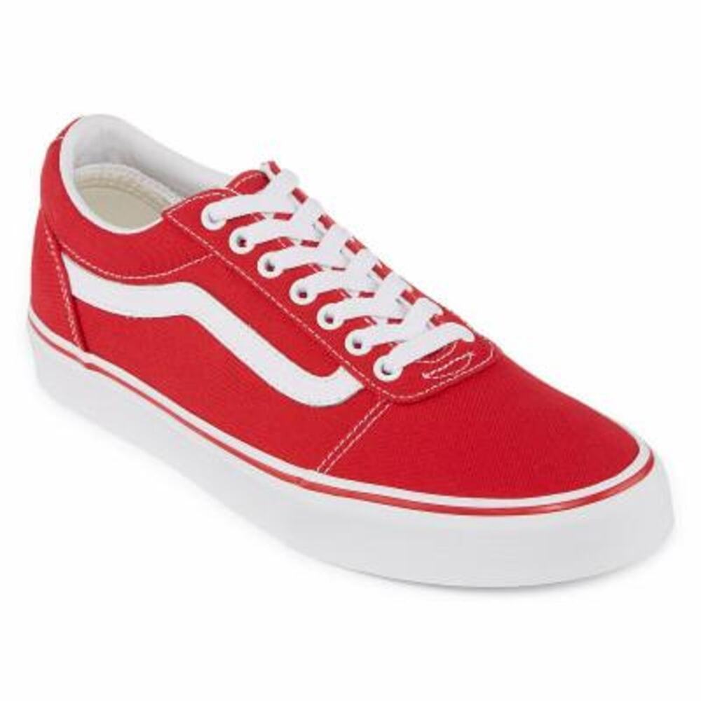 NWT  Vans Men's Sneaker, Racing Red White, 11